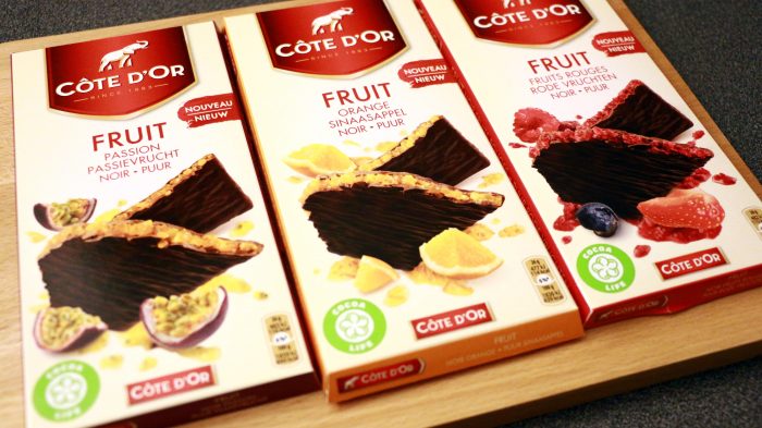 cote dor chocolade en fruit